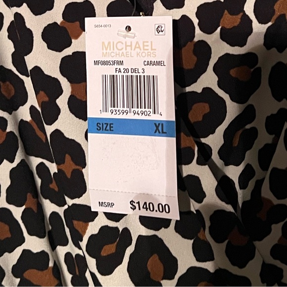 NWT. Michael Kors printed jumpsuit - Picture 6 of 6